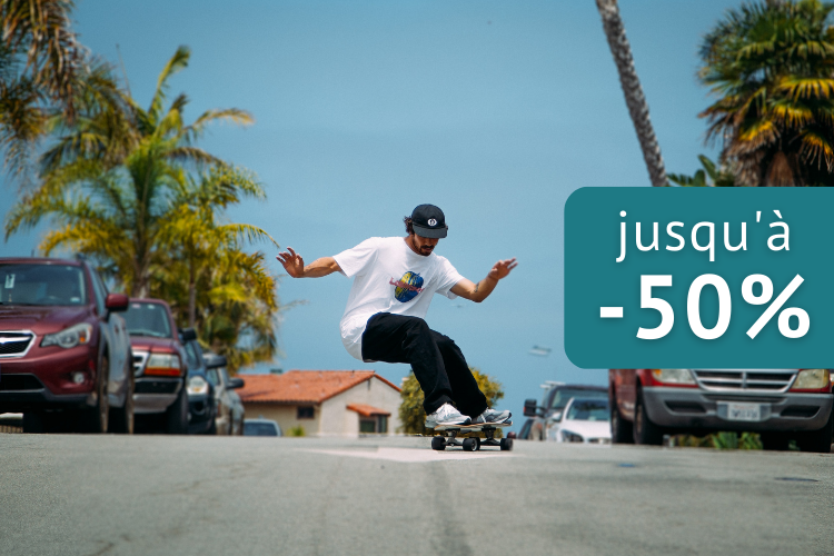 Soldes Skateboard Jusqu\'à -50%